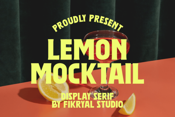 Lemon Mocktail Font - Featured Image