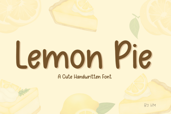 Lemon Pie Font - Featured Image