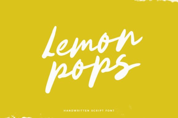Lemon Pops Font - Featured Image