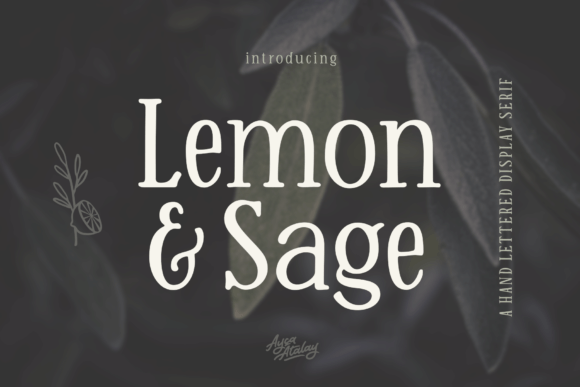 Lemon and Sage Font - Featured Image