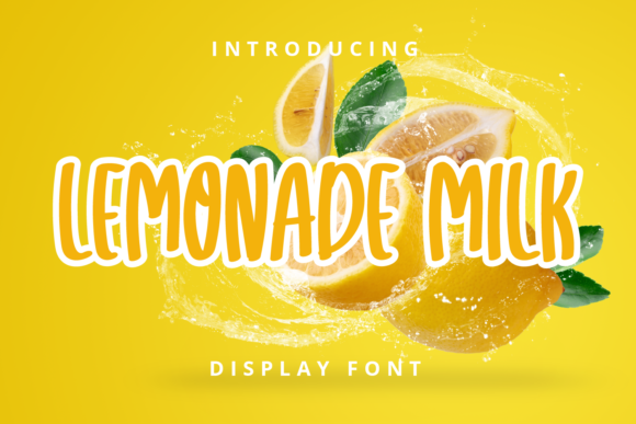 Lemonade Milk Font - Featured Image