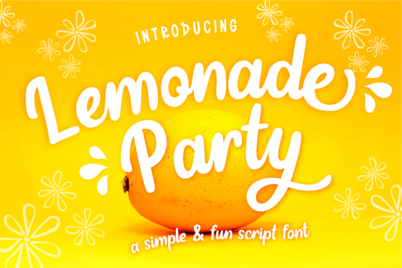 Lemonade Party Font - Featured Image