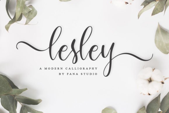 Lesley Script Font - Featured Image