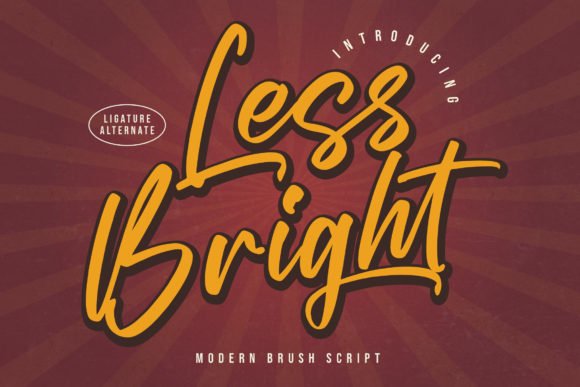Less Bright Font - Featured Image