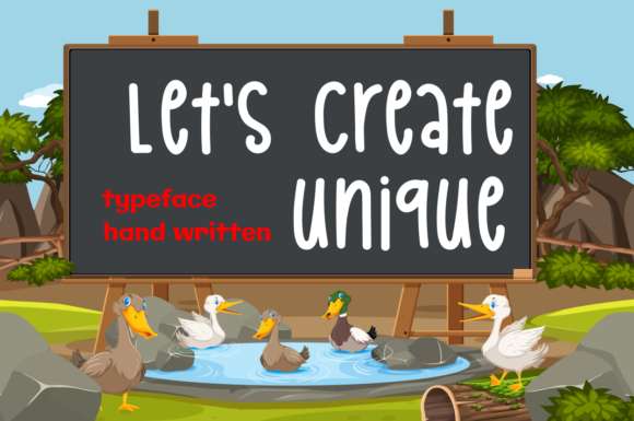 Let's Create Unique Font - Featured Image