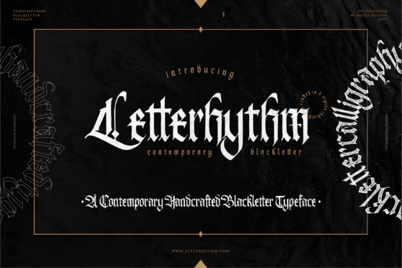 Letterhythm Font - Featured Image