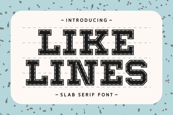 Like Lines Font - Featured Image
