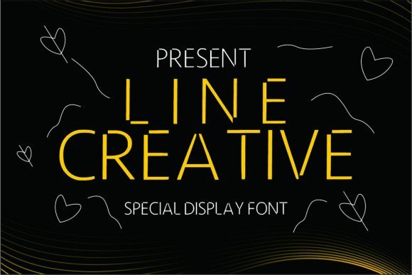 Line Creative Font - Featured Image