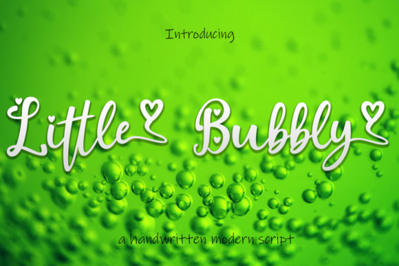 Little Bubbly Font - Featured Image