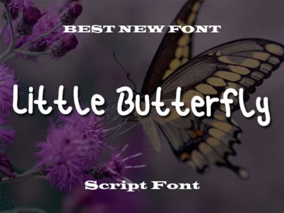 Little Butterfly Font - Featured Image