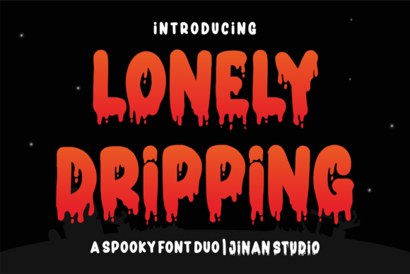Lonely Dripping Font - Featured Image
