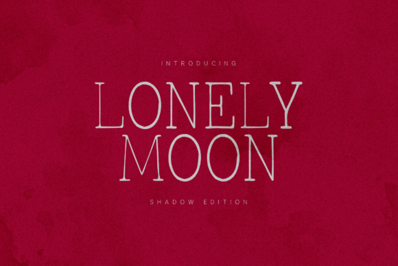 Lonely Moon Font - Featured Image