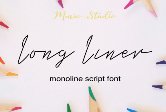 Long Liner Font - Featured Image