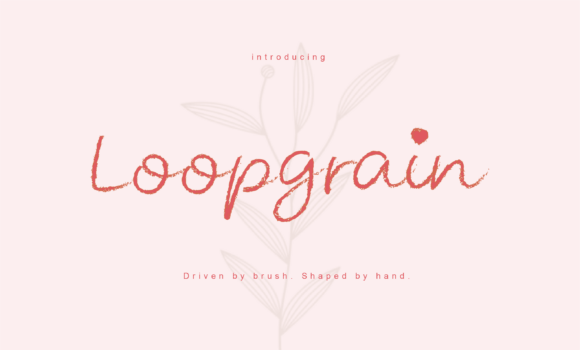 Loopgrain Font - Featured Image