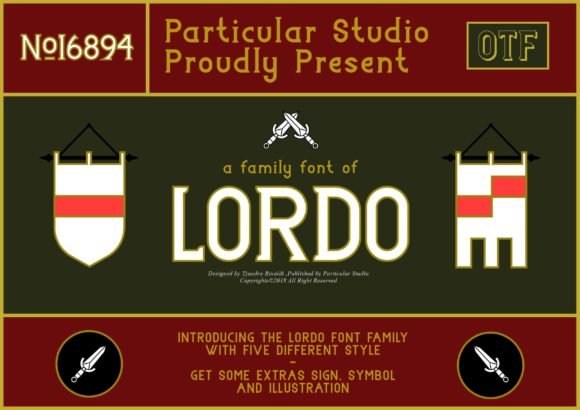 Lordo Family Font - Featured Image