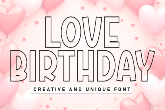 Love Birthday Font - Featured Image