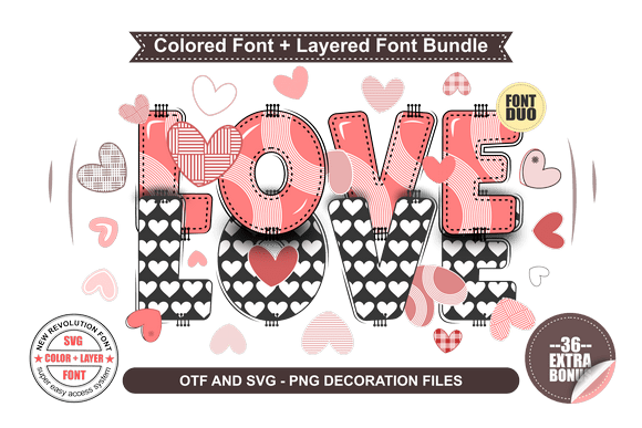 Love Bundle Font - Featured Image