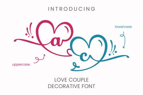 Love Couple Decorative Font - Featured Image