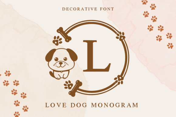 Love Dog Monogram Font - Featured Image