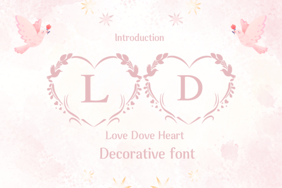 Love Dove Heart Font - Featured Image