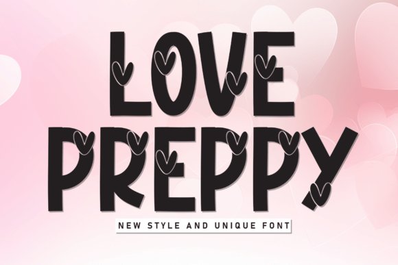 Love Preppy Font - Featured Image