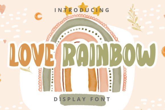 Love Rainbow Font - Featured Image