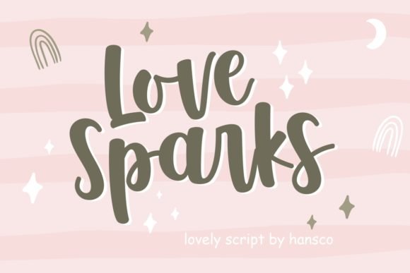 Love Sparks Font - Featured Image