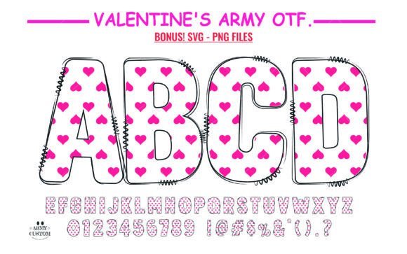 Love Valentine's Doodle Heart Font - Featured Image
