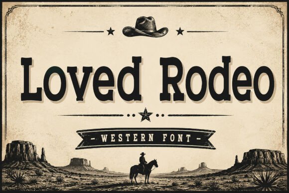 Loved Rodeo Font - Featured Image