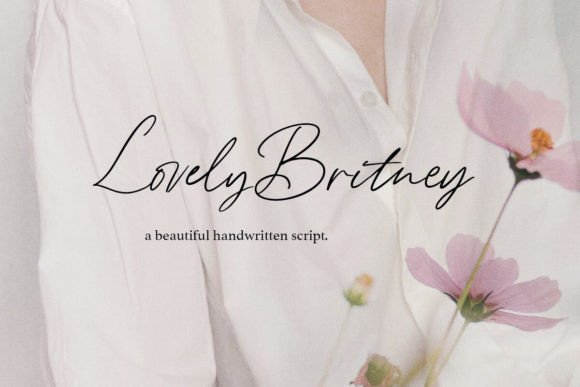 Lovely Britney Font - Featured Image