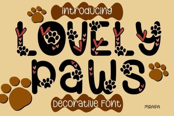 Lovely Paws Font Font - Featured Image