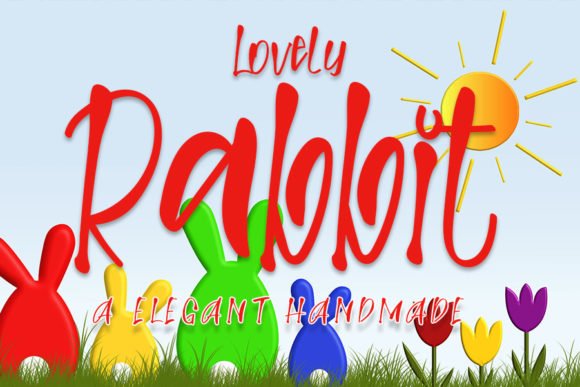 Lovely Rabbit Font - Featured Image