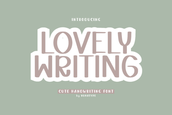 Lovely Writing Font - Featured Image