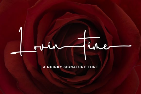 Lovintime Font - Featured Image