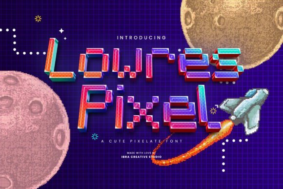 Lowres Pixel Font - Featured Image