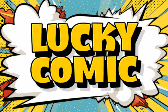 Lucky Comic Font - Featured Image