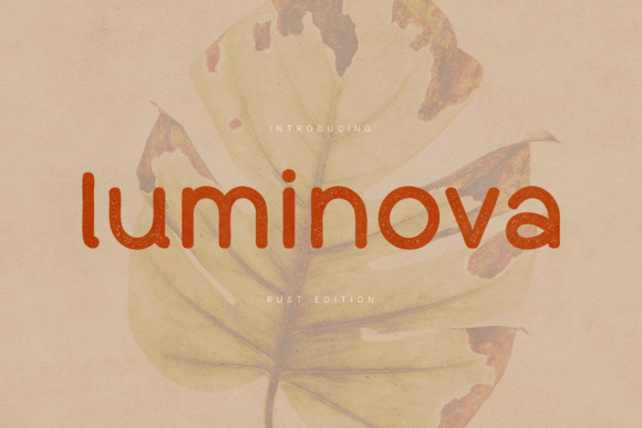 Luminova Rust Edition Font - Featured Image