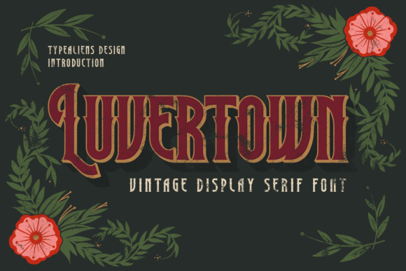 Luvertown Font - Featured Image