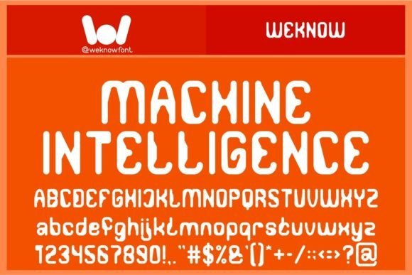Machine Intelligence Font - Featured Image