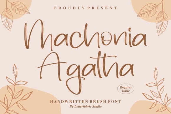 Machonia Agatha Font - Featured Image