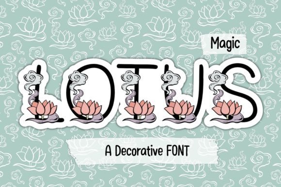 Magic Lotus Font - Featured Image