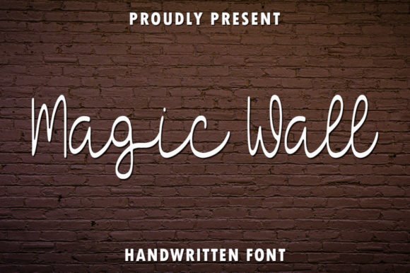 Magic Wall Font - Featured Image