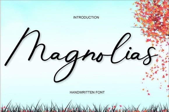 Magnolias Font - Featured Image