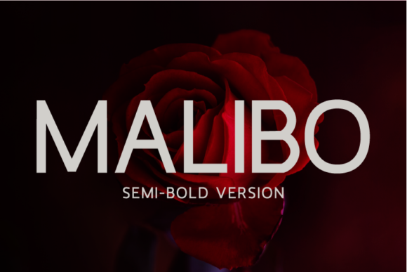 Malibo Semi-Bold Font - Featured Image
