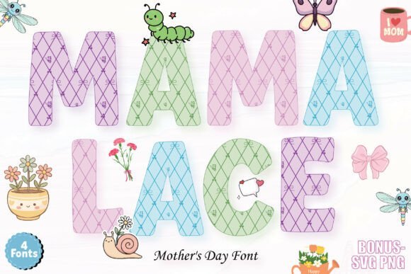 Mama Lace Font - Featured Image