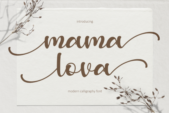 Mama Lova Font - Featured Image