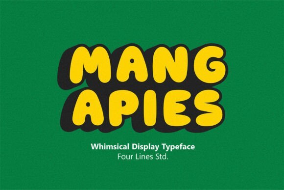 Mang Apies Font - Featured Image