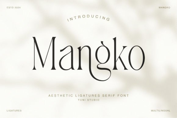 Mangko Font - Featured Image