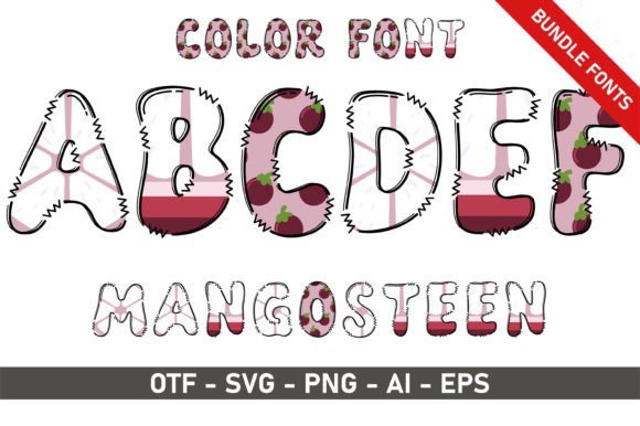 Mangosteen Bundle Font - Featured Image