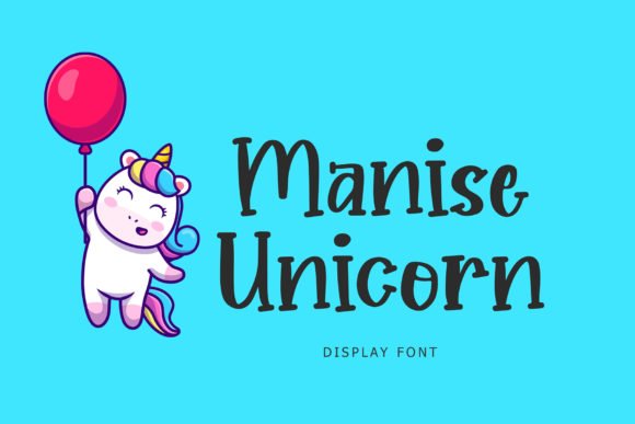 Manise Unicorn Font - Featured Image